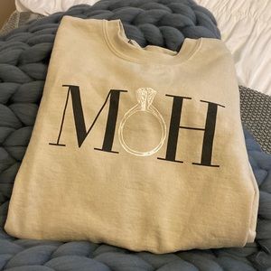 Maid Of Honor Crewneck Sweatshirt